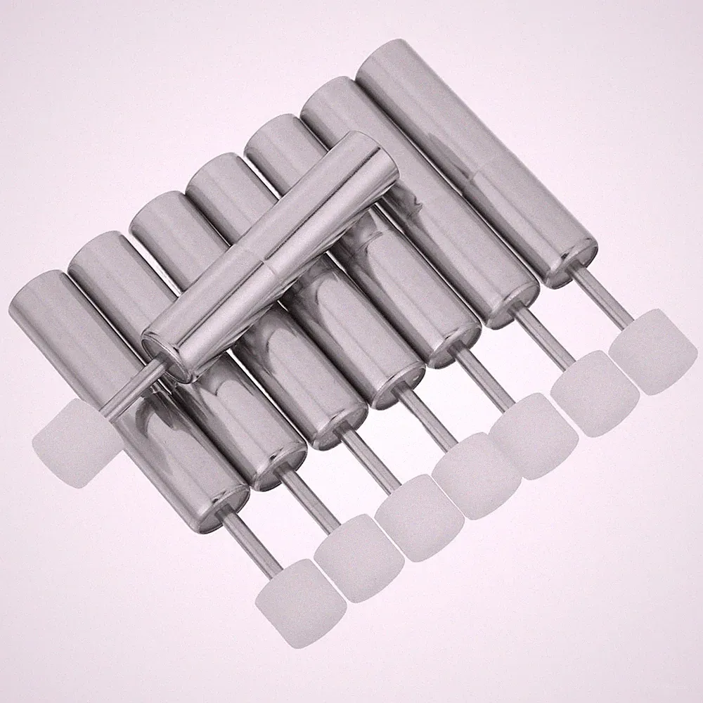 8 Pcs Edelstahl-mülleimerkolben Metallmülleimer Näher Möbel Dämpfer