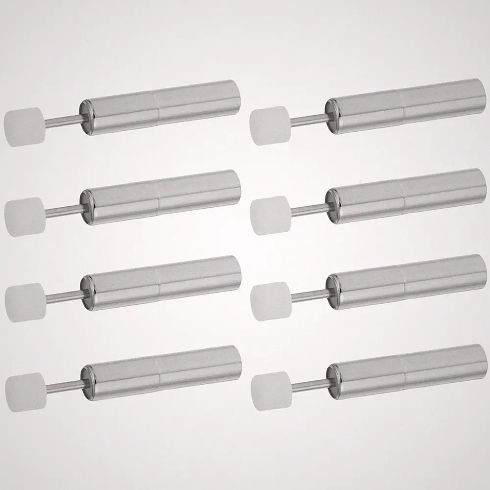 8 Pcs Universeller Mülleimer-schließer Edelstahl-mülleimerkolben Möbel Dämpfer