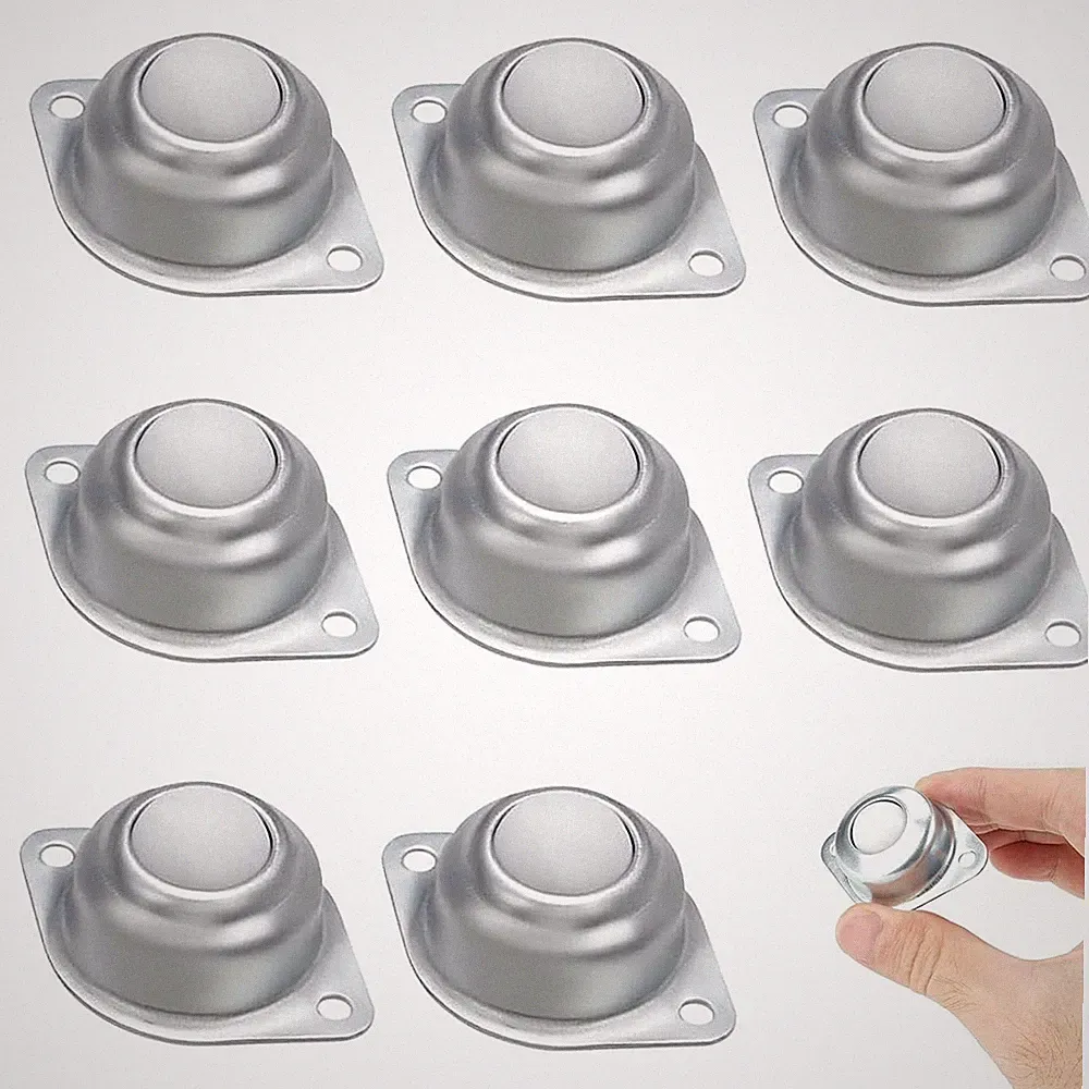 8 stück Kugelrollen, Rollen für Schlitten, Kugelrollen Schwerlast für Möbel