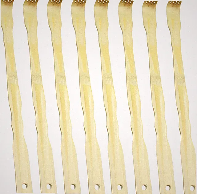 8 Stück Rückenkratzer Aus Holz | Natürlicher Bambus-Backscratcher, Ergonomische