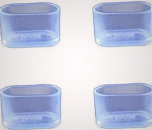 8 Stück Stuhlbeinkappen aus PVC,Bodenschoner für Stühle,Verdicken Stuhlkappen,Ve