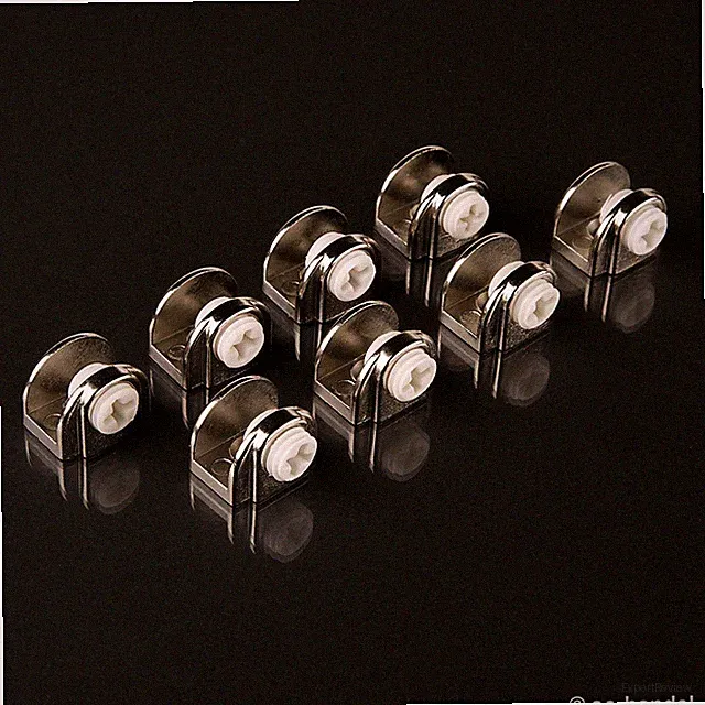 8 x Glasbodenhalter A48 Glashalter Möbelbodenhalter Bodenträger Glasbodenträger