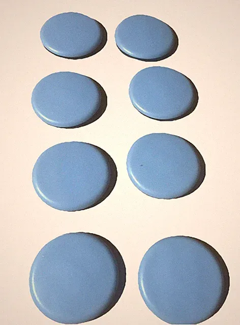 8 x runde Möbelgleiter selbstklebend Gleiter Floor Mover Stuhlfüße 40 mm