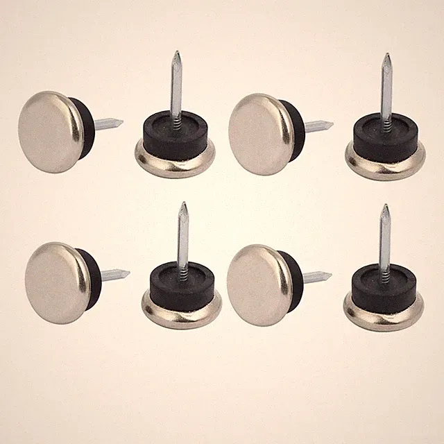 8x Möbelgleiter Möbelfüße Untersetzer Schraube Stuhlgleiter Füße Schutz 19x28mm