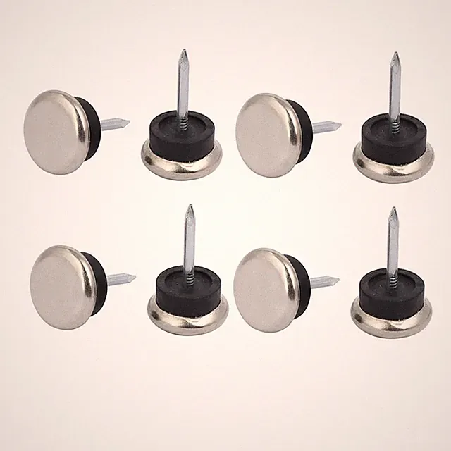 8x Möbelgleiter Möbelfüße Untersetzer Schraube Stuhlgleiter Füße Schutz 19x28mm