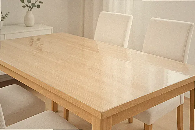9,4€/m² Schutzfolie Tisch Holztisch Tischchutz Folie 0,3 mm dick durchsichtig