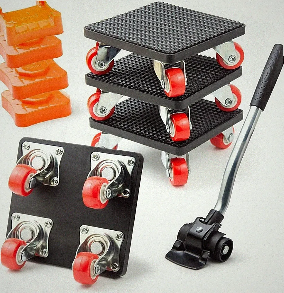 9 Möbelroller Möbelheber Möbelhund Möbel Transport Set Transportroller Umzugsset