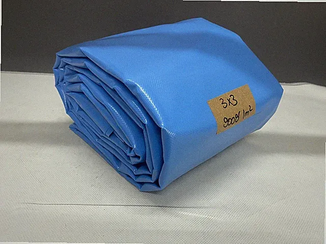 Abdeckplane Gewebeplane PVC-LKW Plane Blau 3 x 3 m -ca.900g/m² -B-Ware