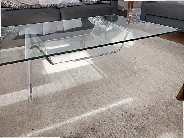 Acryl-Glas-Couchtisch 120x80