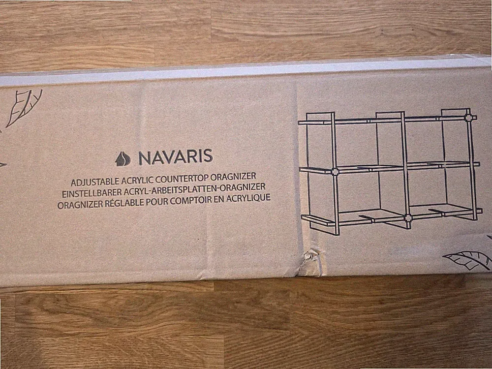 Acryl Küchen Organizer Schreibtisch Aufbewahrungsregal Transparent