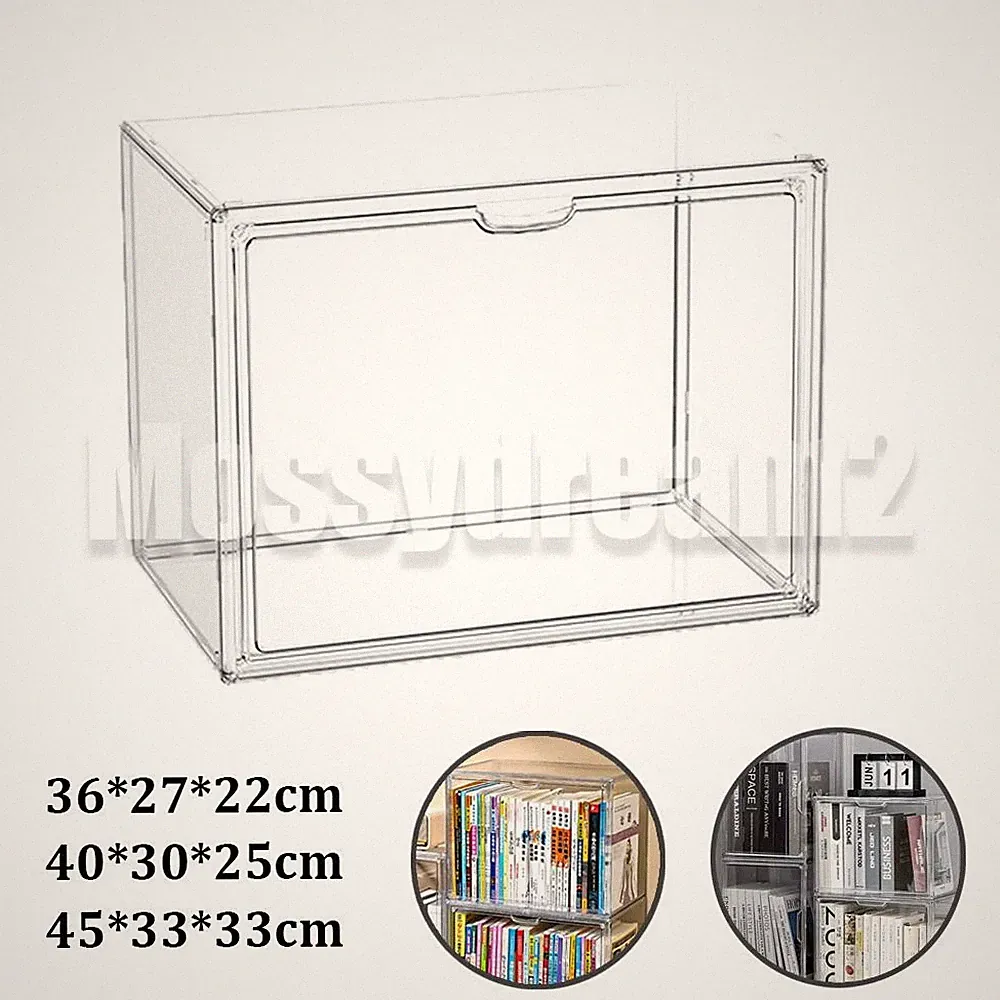 Acryl Vitrine Schaukasten mit Magnetverschluss 36*27*22 / 40*30*25 / 45*33*33 CM