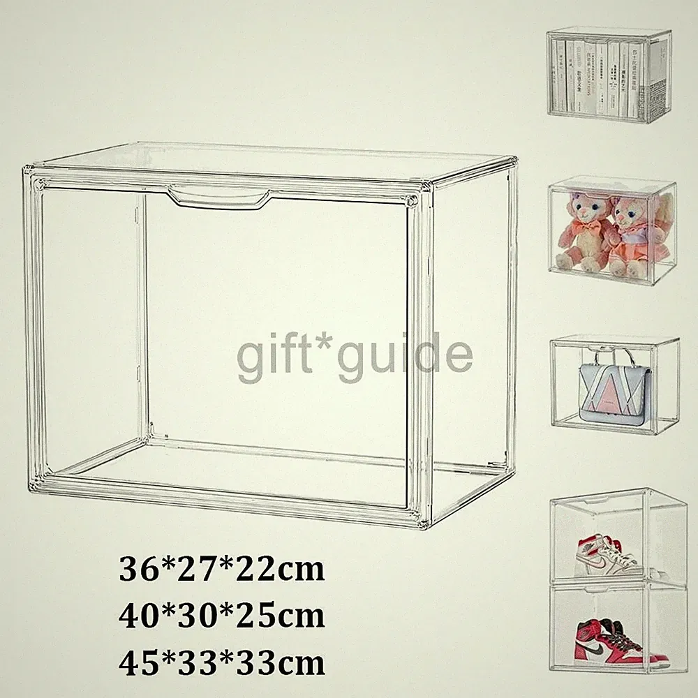 Acryl Vitrine Schaukasten mit Magnetverschluss 45x33x33 / 40x30x25 / 36x27x22