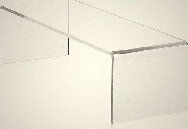 Acrylglas Präsentationsständer Schuhregal Dekorative Brücke Transparent