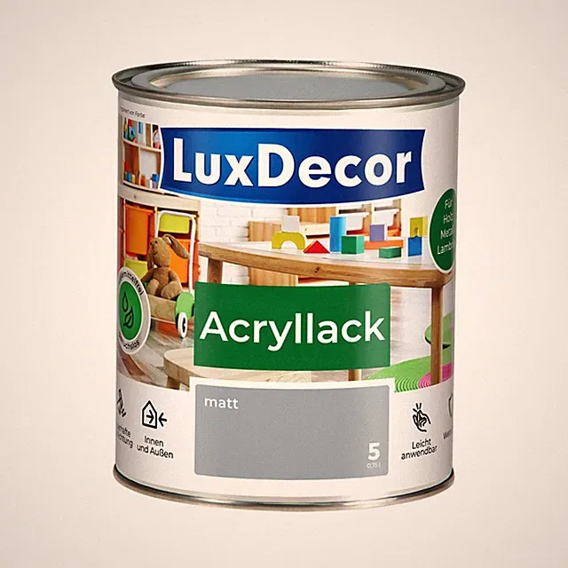 Acryllack Matt Buntlack Holzlack Weißlack Spielzeuge Metall Möbel 13 Farbtöne