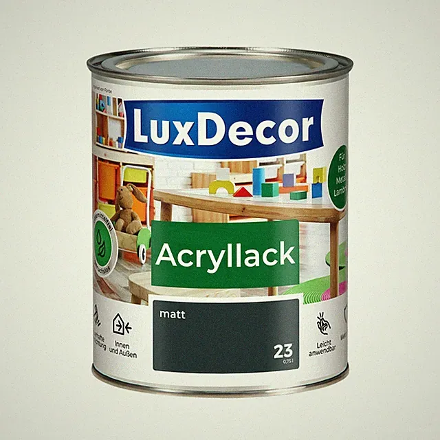 Acryllack Matt Buntlack Weißlack Holzlack Spielzeuge Metall Möbel 13 Farbtöne
