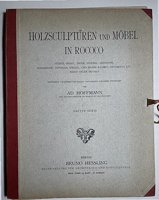 AD. Hoffmann Holzsculpturen Holzskulpturen Möbel Barock Rocco, Möbel, Stuck