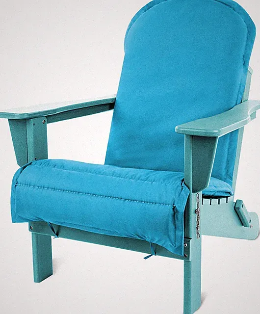 Adirondack Gartenstuhl klappbar mit Auflage recycelter Kunststoff wetterfest