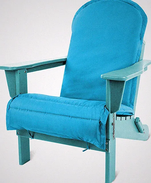 Adirondack Gartenstuhl klappbar mit Auflage recycelter Kunststoff wetterfest