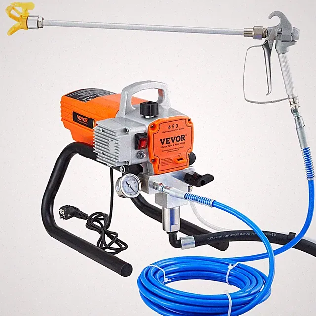 Airless Farbspritzgerät 1500W Farbsprühsystem 3000 PSI Lackierpistole 9m - NEU