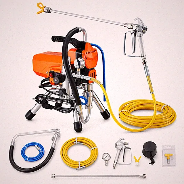 Airless Farbspritzgerät Hochdruck 2200W 3000 PSI 2L/min 9m Schlauch 621 Düse