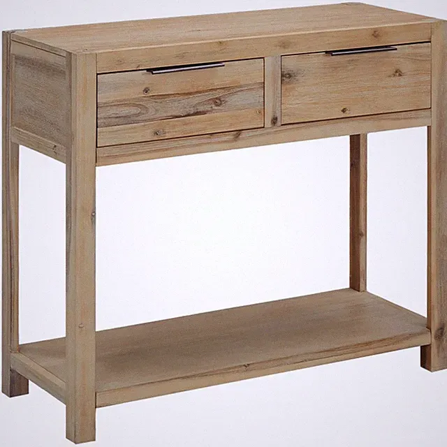 Akazie Massiv Konsolentisch Konsole Beistelltisch Sideboard Flurtisch vidaXL