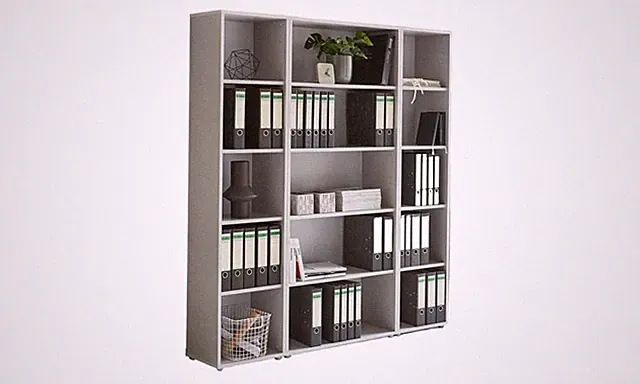 Aktenregal TABOR 3 Regal-Set Büroregale für Aktenordner Regalwand Bücherregal