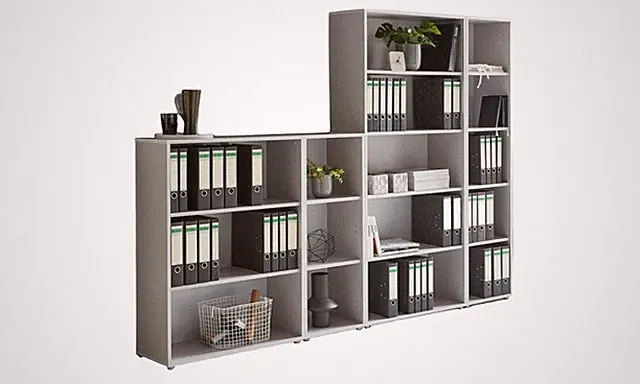 Aktenregal TABOR 4 Regal-Set Büroregal für Aktenordner Regalwand Bücherregal