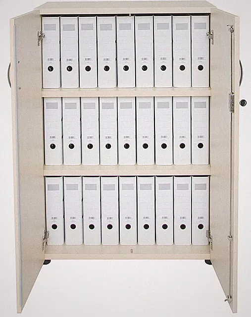 Aktenschrank 3 OH abschließbar Sideboard Büroschrank Ordnerschrank Schrank