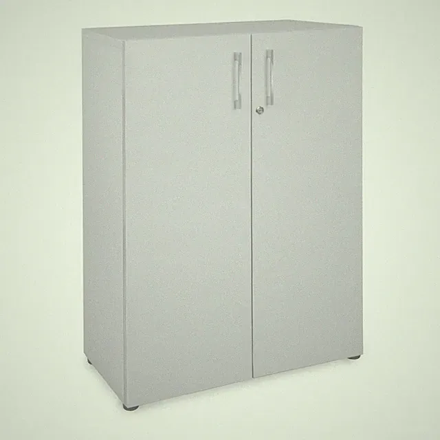 Aktenschrank 3 OH zerlegt, 80x40x112cm Büroschrank Ordnerschrank abschließbar