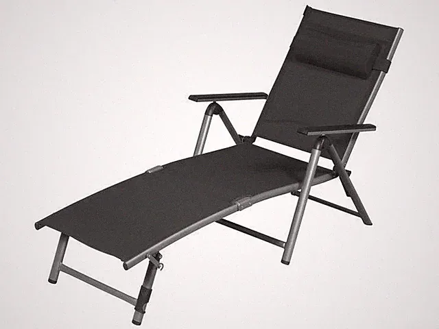 Aluminium Liegestuhl Sonnenliege Lesestuhl klappbar Garten Balkon & Camping