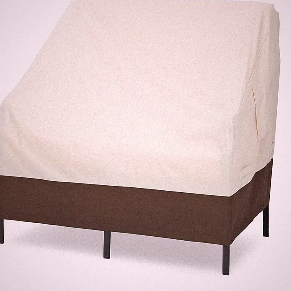 Amazon Basics Abdeckung 2-Sitzer Loungesofa Beige Bräunen 38