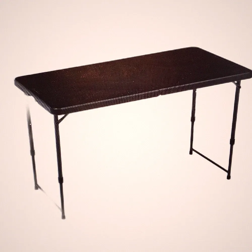 Amazon Basics Klapptisch Tisch Möbel Klapptisch rechteckig 4 fach höhenverstell