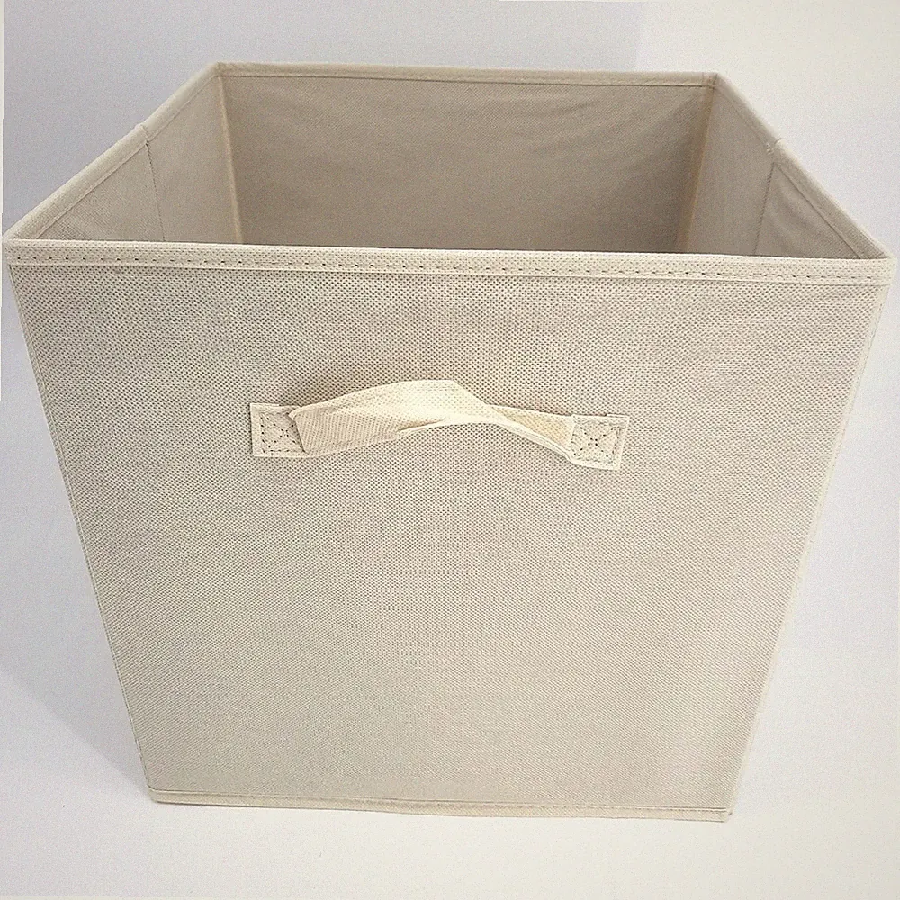 AmazonBasics Aufbewahrungswürfel Organizer Stoff Griffen Aufbewahrung Wohnzimmer