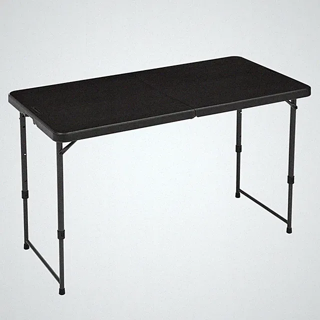 AmazonBasics rechteckiger Kunststofftisch, 121,4 × 60,7 × 86,1 cm