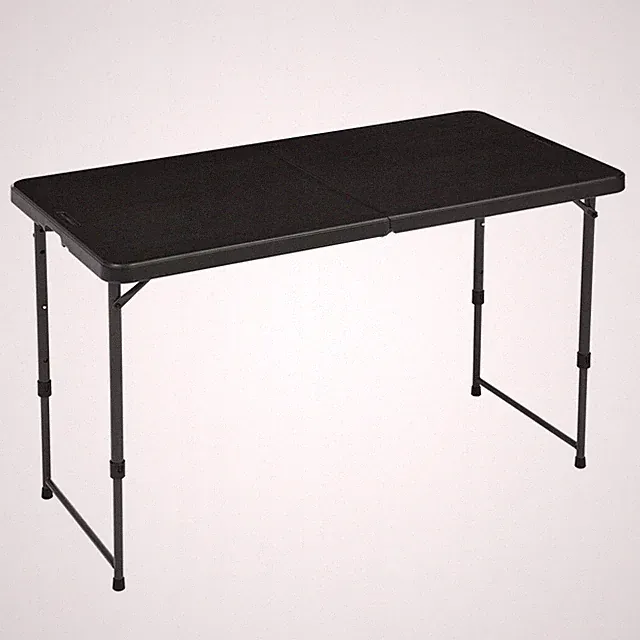 AmazonBasics Tisch aus Kunststoff, rechteckig, 121,4 x 60,7 x 86,1 cm
