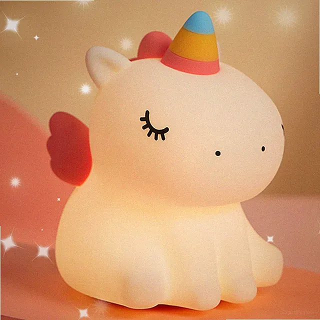 Ammtoo Nachtlicht Kinder, Unicorn Nachtlicht Baby Stilllicht, Nachttischlampe Ki