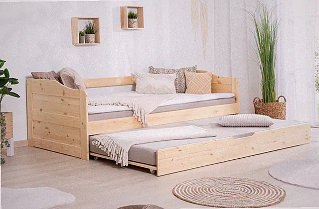 ANGEBOT TICAA Sofabett Funktionsbett "Melinda" B-WARE Kiefer Natur
