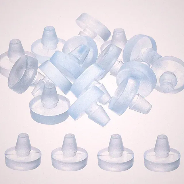 Anschlagpuffer 16 Stück PVC Transparent für Glas Tische Möbel Schutz Dämpfer