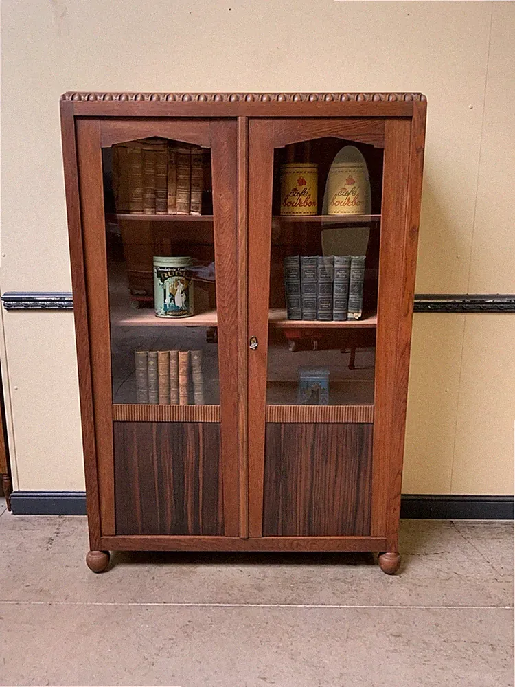 Antiker Art Deco Bücherschrank, Vitrine, Traumhaft - Lieferung möglich!