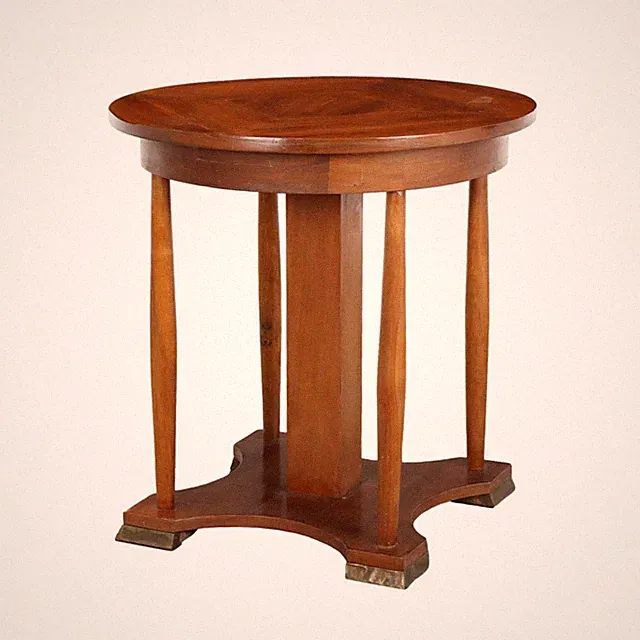 Antiker Art Deco Couchtisch Mahagoni Italien XX Jhd Originell