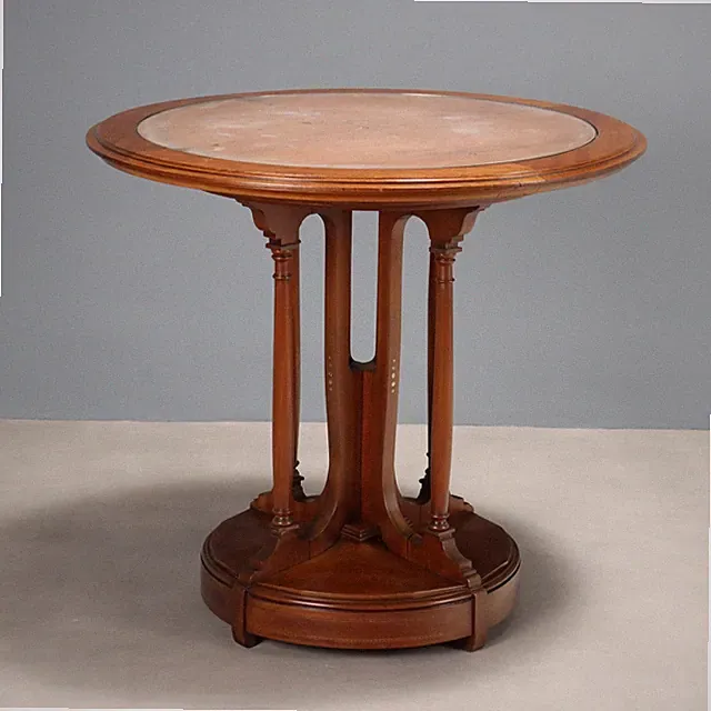 Antiker Couchtisch Art Deco Mahagoni Italien XX Jhd Originell