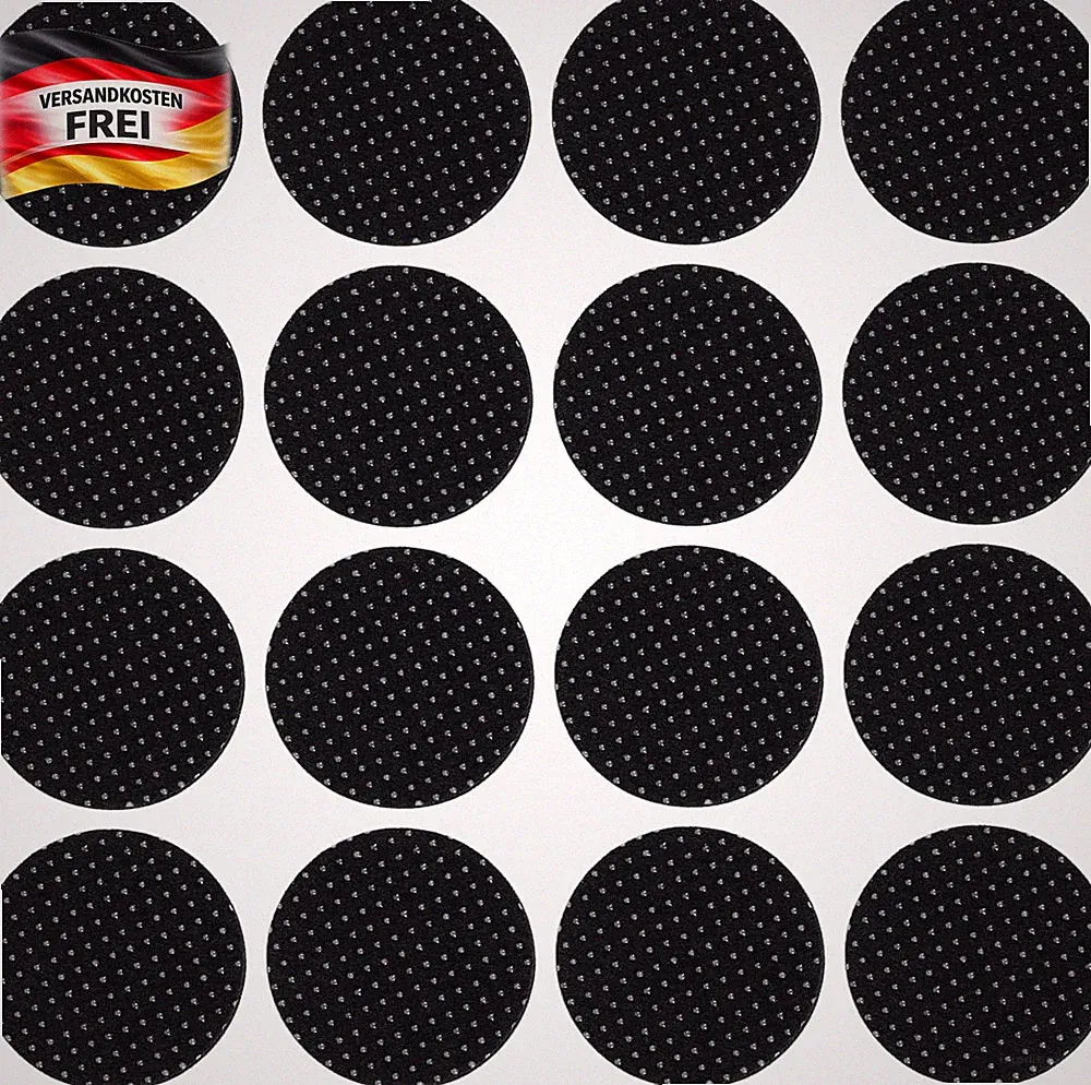 Antirutsch Pads 50 mm selbstklebend. Möbelstopper für Stühle & Sofa, kratzfest