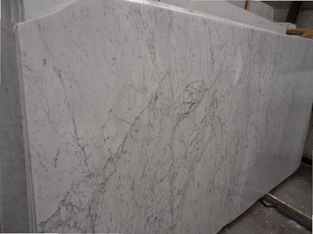Arbeitsplatte Abdeckung Tischplatte Natursteinplatte Steinplatte Marmor weiss