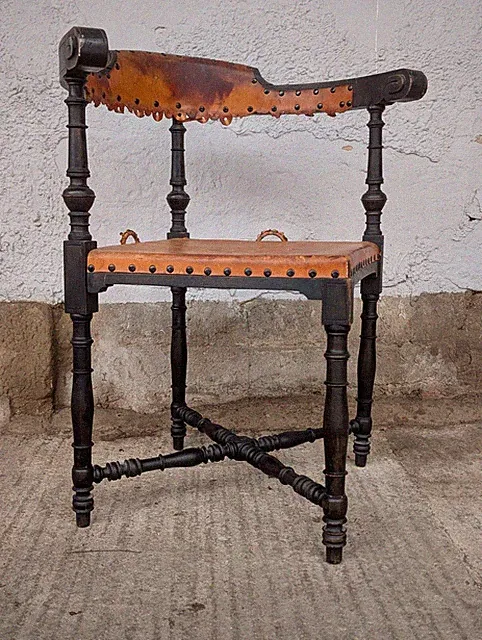 Art Deco Esszimmer Stuhl Schreibtischstuhl Bauhaus Vintage Lehnstuhl 30er 4
