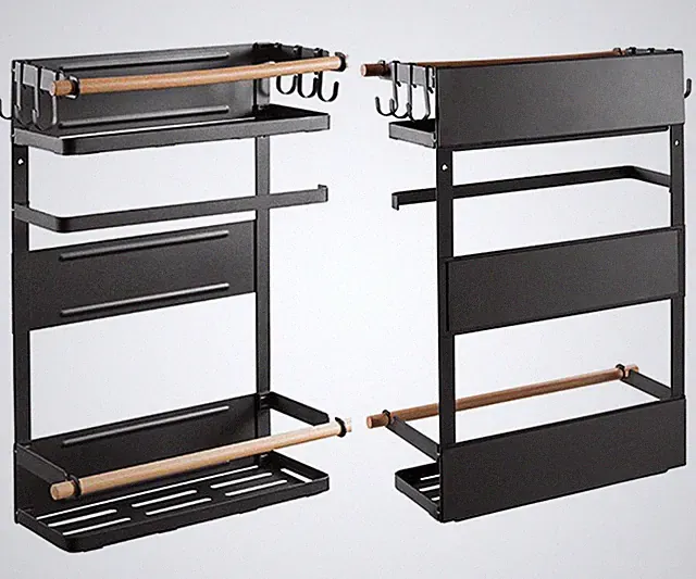 Aufbewahrung Regal Organizer Küchenregal Gewürzregal magnetisch 465x340x112mm