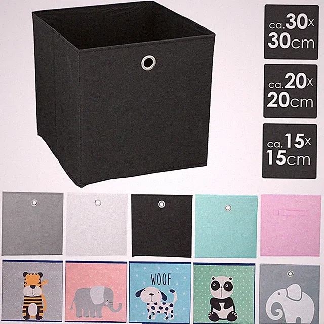 Aufbewahrungsbox Aufbewahrungs Regal Einschub Korb Box Stoff Faltbox Einteiler