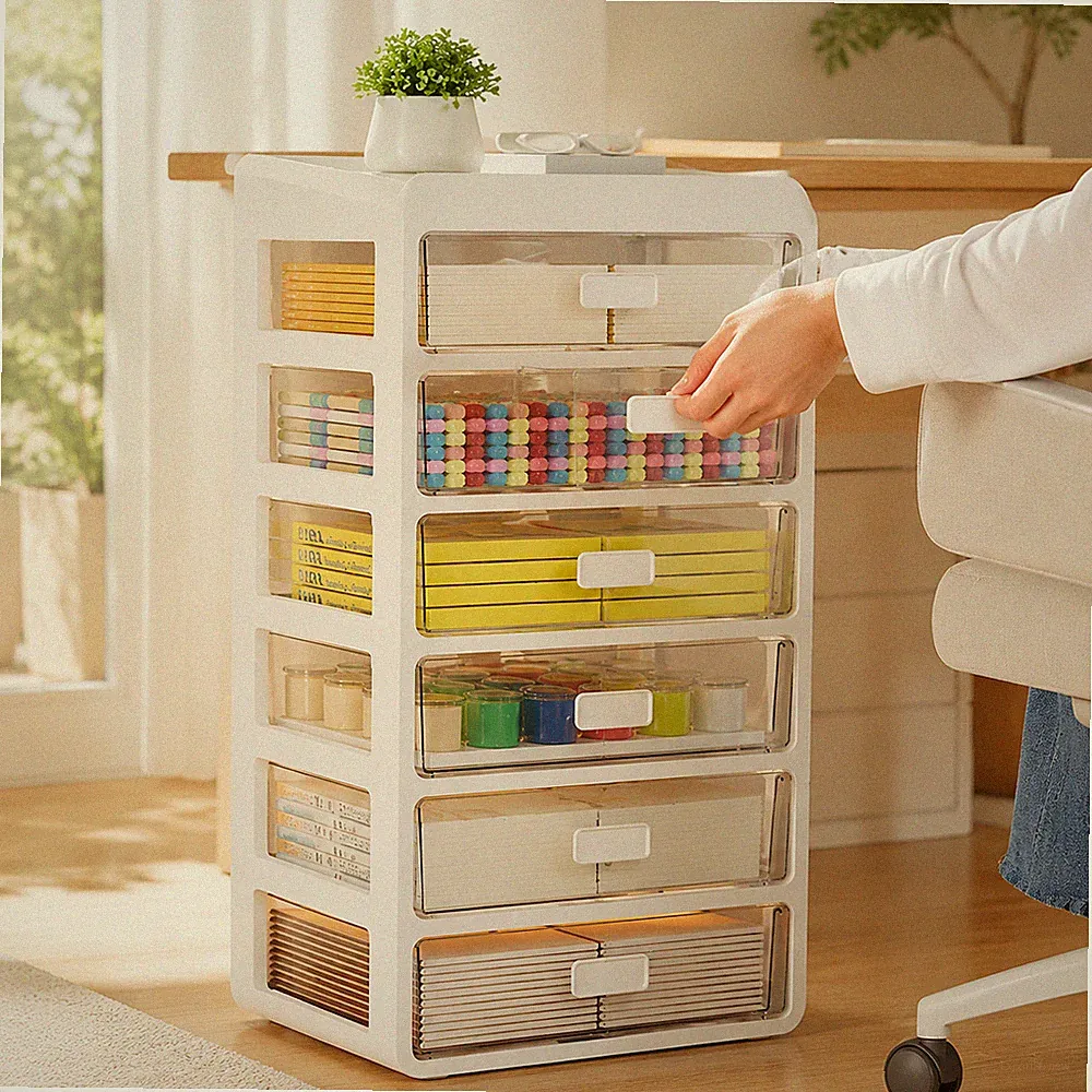 Aufbewahrungsbox Schreibtisch Schubladen, Moderner Kosmetik Organizer, schu
