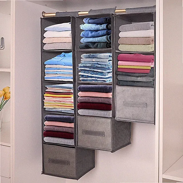 Aufbewahrungsbox Set Organizer Regal Hängeaufbewahrung Schuhbox Schrank Stoffbox