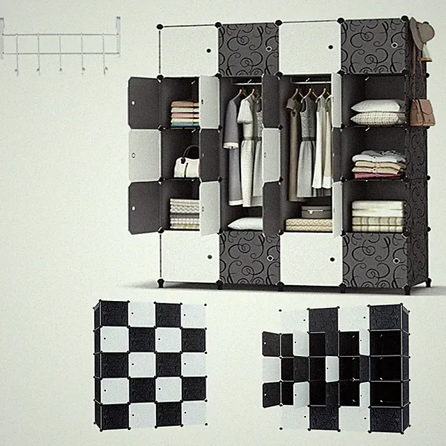 Aufbewahrungsregal Würfeln Aktenregal Kleiderschrank Steckregal Schrank Regal