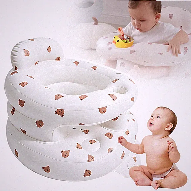 Aufblasbarer Babysitz Aufblasbarer Sitz Stützstuhl Tragbar Weich Für Kleinkinder
